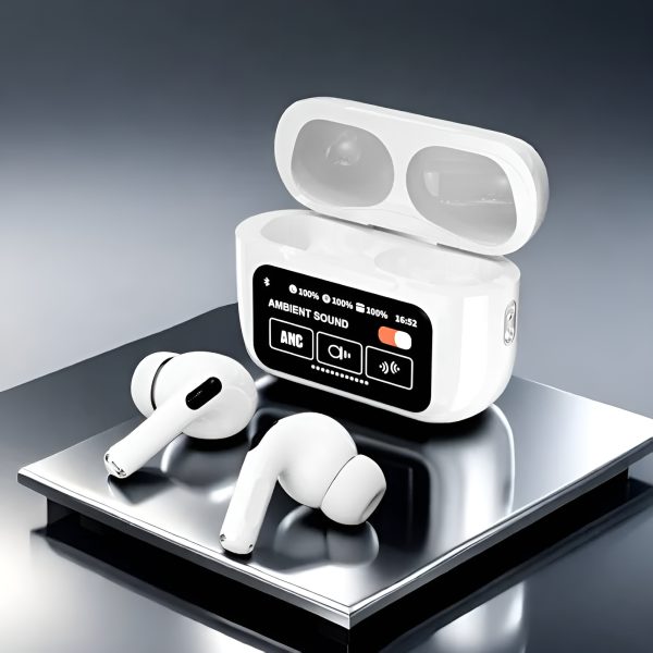 White A9 Pro ANC AirPods