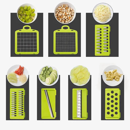 16 in 1 Vegetable Cutter Multifunctional Slicer and Chopper Vegetable Chopper