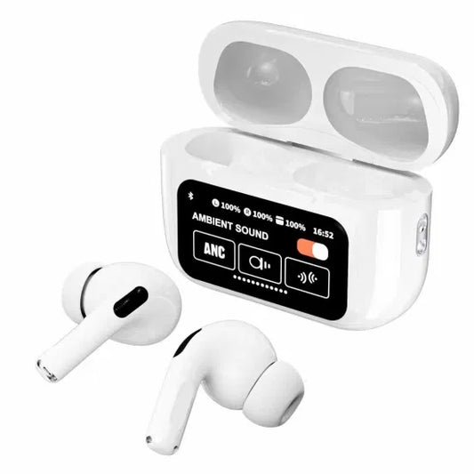 White A9 Pro ANC AirPods