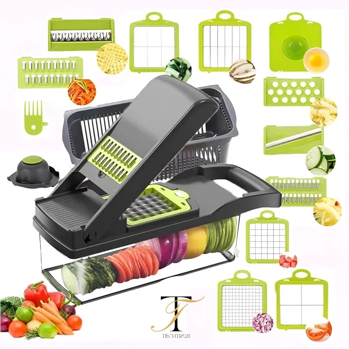 16 in 1 Vegetable Cutter Multifunctional Slicer and Chopper Vegetable Chopper