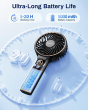Rechargeable Hand Fan with LED