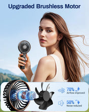 Rechargeable Hand Fan with LED