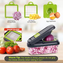 16-In-1 Multifunctional Vegetable Chopper & Slicer