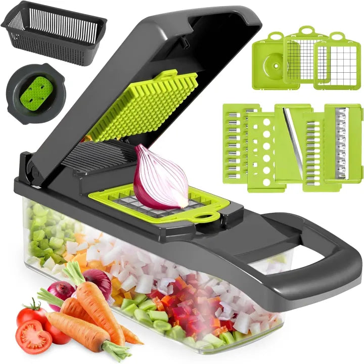 16 in 1 Vegetable Cutter Multifunctional Slicer and Chopper Vegetable Chopper